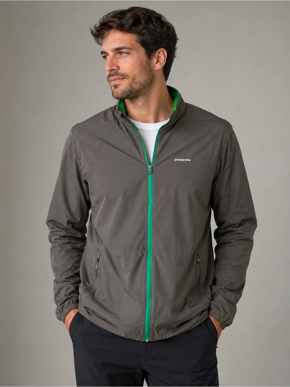 Patagonia Mens Dirt Craft Soft Shell Hiking Biking Jacket Sz M - Picture 1 of 7